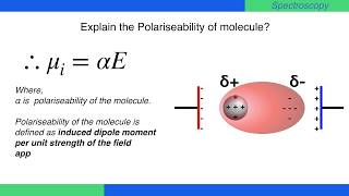 Explain the Polarisability of molecule Raman Spectra  Physical Chemistry [upl. by Supen]