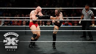 Aleister Black drops the massive Lars Sullivan with Black Mass NXT TakeOver Chicago II [upl. by Allisurd]