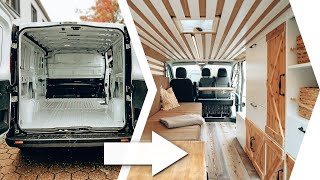 CAMPER CONVERSION in 12min 🚐🛠️ ENG SUBS  35 Days Build Time lapse  Opel VivaroTraffic Van [upl. by Cordeelia]