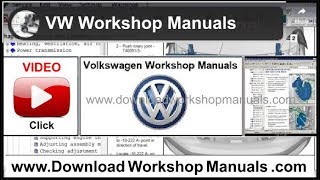 VW Volkswagen Service Repair Workshop Manual Download [upl. by Aradnahc992]