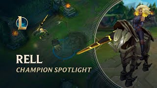 Rell Champion Spotlight  Gameplay  League of Legends [upl. by Ihsakat598]