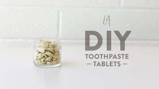 DIY Toothpaste tablets recipe [upl. by Rolyab]