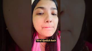 Part 2 viral lipstick hack🤭💄viralvideo lipstick hack [upl. by Quinta919]