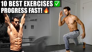 Best Calisthenics Exercises For Beginners at home no equipment [upl. by Aicekal]