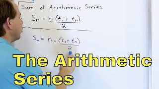 The Arithmetic Series  Part 1  14 [upl. by Rosemari]