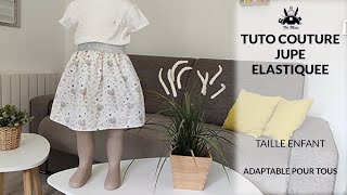 Tuto Couture  Jupe Elastiquée [upl. by Hellah385]