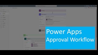 Microsoft PowerApps How to Create an Approval Workflow [upl. by Karlise]