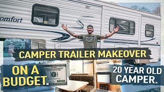 Remodeling a Camper Trailer on the budget [upl. by Clement]