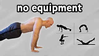 My Calisthenics Beginner Routine With NO EQUIPMENT [upl. by Hoem]