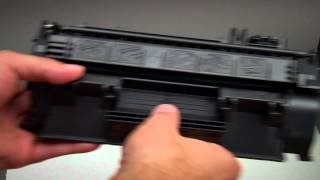 How to Tonerkartusche wechseln beim HP Laserjet Pro 400 M401 [upl. by Tess]