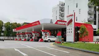 Sinopecs Petrol Station in Singapore [upl. by Thursby659]