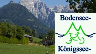 Alpenüberquerung BodenseeKönigssee Radweg Alpe Adria Radweg Teil1 [upl. by Atnwahsal]