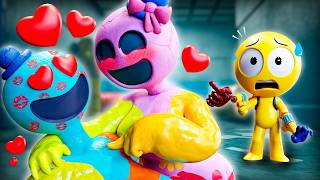 DOEY THE DOUGHMAN FALLS in LOVE Poppy Playtime 4 Animation [upl. by Eelyek]