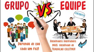 Grupo X Equipe Saiba como diferenciar  O que é Conceitos Definições e Exemplos  Animação [upl. by Cummine530]