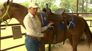 How to Saddle a Horse Western Style [upl. by Uba]