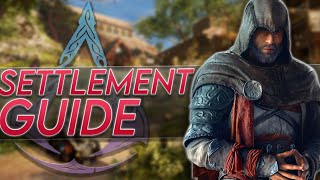 Assassins Creed Valhalla  Settlement Guide Tips and Tricks [upl. by Aimahc209]