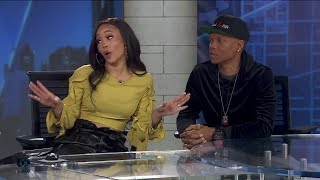 Ronnie DeVoe and his wife Shamari DeVoe stop by WGN Morning News [upl. by Naziaf]