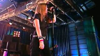 Avril Lavigne  Sk8er Boi  Live  Late Night with Carson Daly 101202 [upl. by Casie]