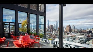 CitizenM Hotel Manhattan New York Bowery room review near One World Trade Center Lower East Side [upl. by Cacie]