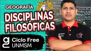 FILOSOFÍA  Disciplinas filosóficas CICLO FREE [upl. by Ostraw]