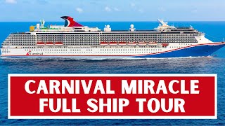 Carnival Miracle Full Ship Tour and Walk Through [upl. by Gunning]