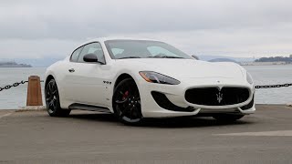 2013 Maserati GranTurismo Sport Road Test and Review  Epic Exhaust [upl. by Amlev]