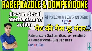 Rablet DSR capsule  Cyra D capsules  Rabeprazole sodium and domperidone capsules [upl. by Assilev853]