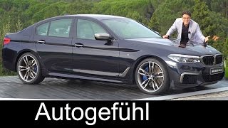 BMW 5Series G30 5er FULL REVIEW test driven allnew neu gen 20172018  Autogefühl [upl. by Furmark]