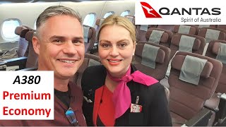 Qantas Premium Economy on the A380 [upl. by Oranneg677]