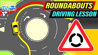 FULL DRIVING LESSON IN ROUNDABOUTS [upl. by Daryl]