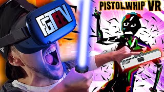 Im a MUSICAL PISTOL WHIPPING NINJA FGTeeV Beat Saber x OCULUS QUEST VR [upl. by Gowrie]