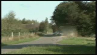 Danish Rally Championship Jensen crashes into a house [upl. by Noleta]