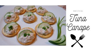 APPETIZER TUNA CANAPE [upl. by Sihun661]