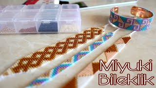 Miyuki Bileklik Yapımı  Kendin Yap  Dokuma Tezgahı Kullanımı  DIY [upl. by Joost947]