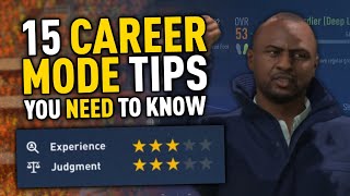 15 Tips Career Mode Tips Everyone Should Know [upl. by Laverna]