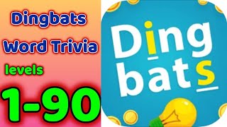 Dingbats Word Trivia Game All Levels 190 Complete Answers Gameplay Walkthrough iOSAndroid [upl. by Merth]