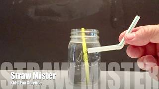 Straw mister Experiment Bernoulli’s principle [upl. by Anadroj62]