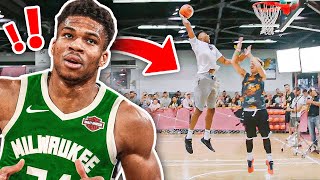 PLAYING BASKETBALL WITH NBA MVP GIANNIS ANTETOKOUNMPO [upl. by Hiroshi]