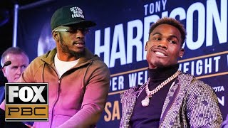 Best of Tony Harrison vs Jermell Charlo II Press Conference  PBC ON FOX [upl. by Yrrem]