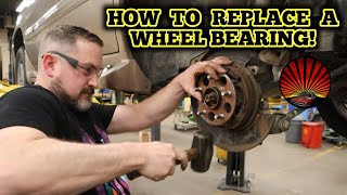 How to replace a wheel bearing [upl. by Aniale]