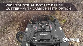 V60 Industrial Rotary Cutter  with Carbide Teeth Option [upl. by Nored]