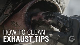 How To Clean Exhaust Tips  Autoblog Details [upl. by Antonio]