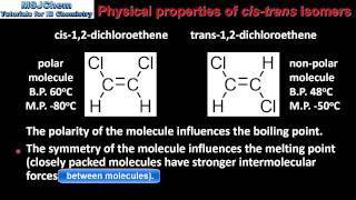 203 Physical properties of cistrans isomers HL [upl. by Mayman]