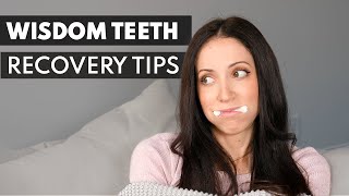 Wisdom Teeth Extractions RECOVERY TIPS How To Heal Fast [upl. by Eveneg]