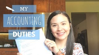 My Accounting Duties  What Do Accountants Do [upl. by Satterlee]