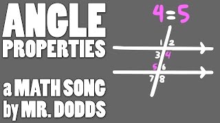 Colin Dodds  Angle Properties Math Song [upl. by Eardnaed]