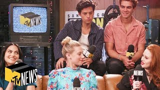 Riverdale Cast Talks Relationships Theories amp Archies Shirtless Moments in Season 4  MTV News [upl. by Siuluj]