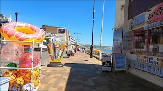 Virtual Walk  Sandown Seafront  Pier amp Hotels  Isle Of Wight  June 2021  kittikoko [upl. by Ynomrah]