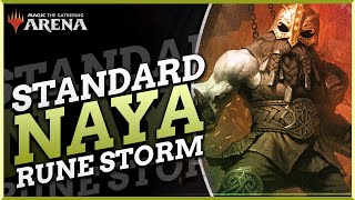 MTG Arena  Kamigawa Neon Dynasty Standard  Naya Rune Storm [upl. by Phineas]