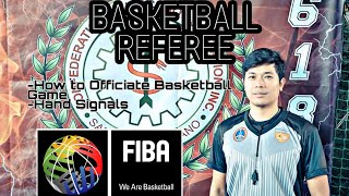 How to Officiate Basketball GameFIBA RefereeTutorial [upl. by Aserat]